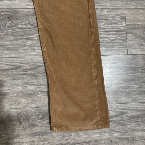 Banana Republic Men Khaki Corduroy 100% Pima Cotton  Straight Leg Pants Sz 36x34 - Picture 5 of 16